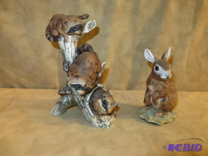 LEFTON&nbsp porcelain rabbit and H...
