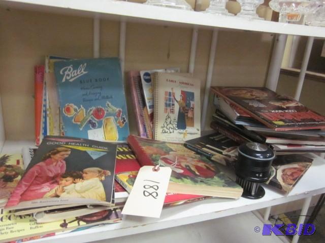 lot 188 image: Large lot of cook books and slicing...