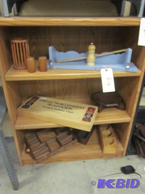 lot 217 image: 29 inch x 36 inch book shelf.  ...