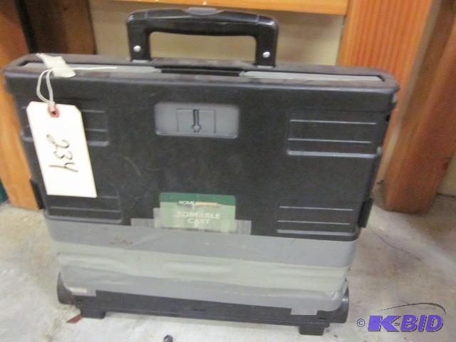 lot 234 image: Portable cart on wheels....