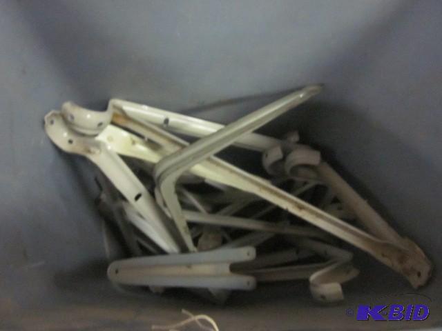 lot 235 image: Bin full of shelf brackets.  ...