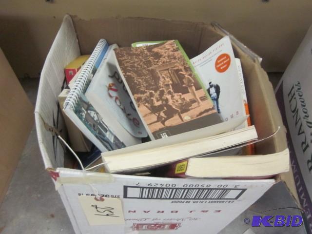 lot 254 image: Box of books....