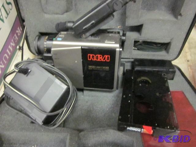 lot 256 image: Vintage RCA camcorder, in case....