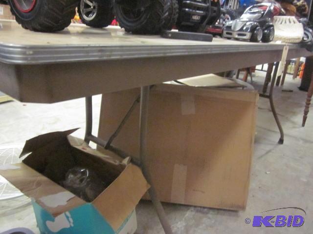 lot 295 image: 8 foot Foldcraft banquet table. Ite...