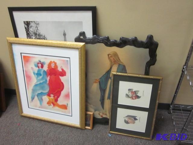 lot 48 image: Lot of art work....