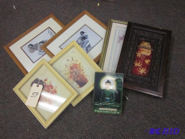 lot 59 image: Lot of art work....