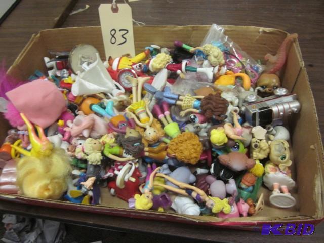 lot 83 image: Flat of Childrens Toys and Figurin...