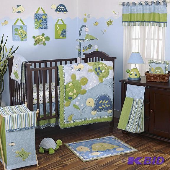 CoCalo Baby Turtle 8pc Crib Set