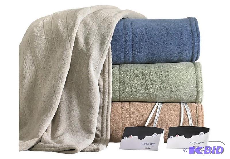 Electric Microplush Queen Blanket