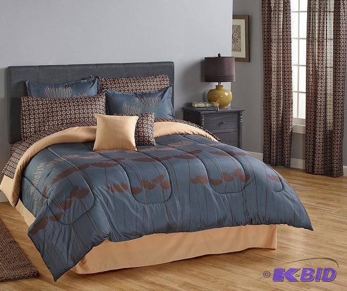 Full 8pc Bed Set w12pc Acces. Set