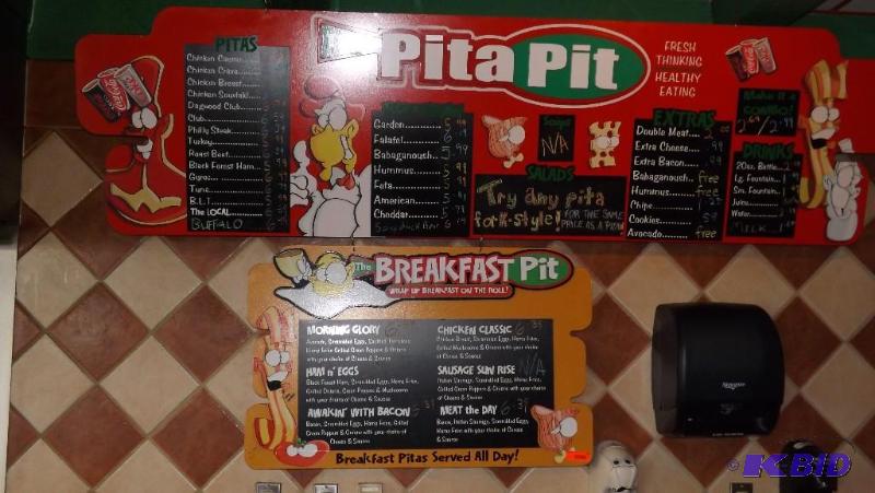 Pita Pit Menu Board Sign top sign i...