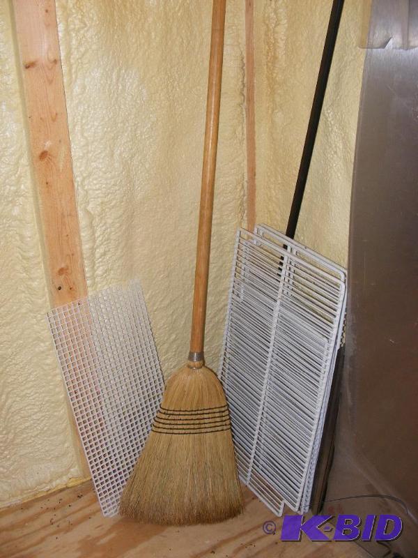 Items in the storage shed out back,...