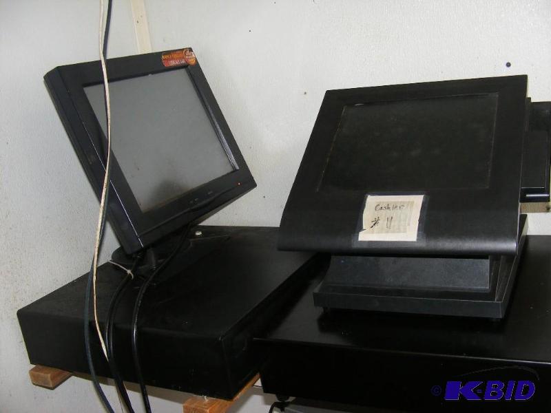 POS System, two cash drawers, two m...