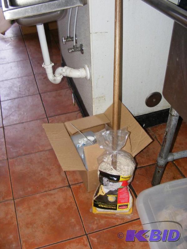 New Mop and Box of Spray Bottles...