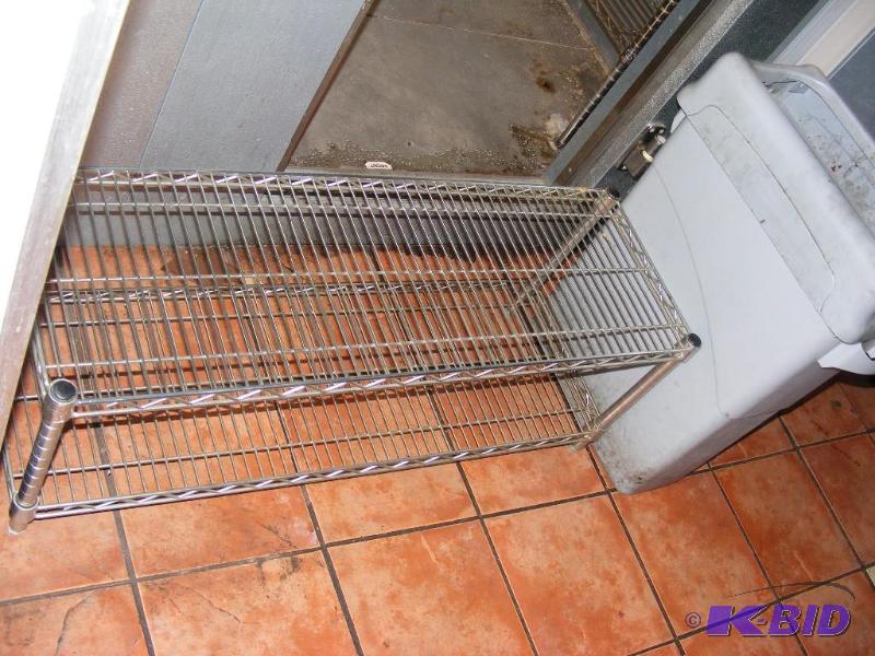 smal wire rack shelving and trash c...