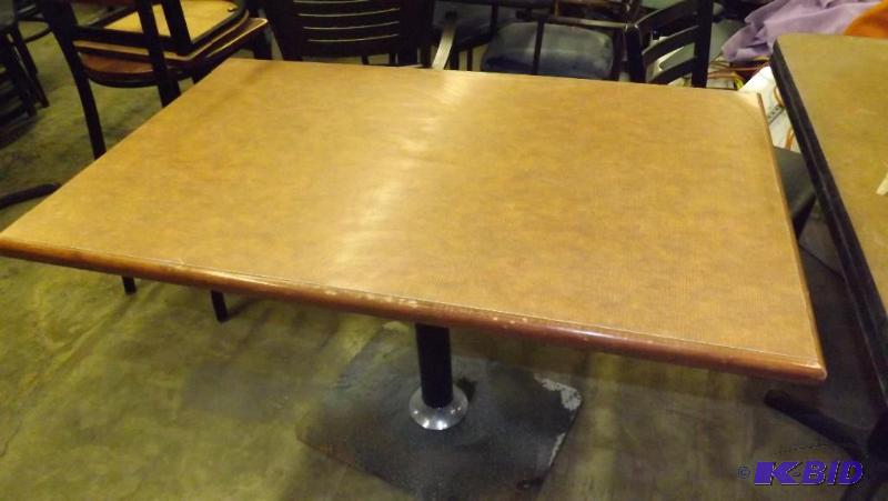 Rectangular TanBrown Table, 30 x...
