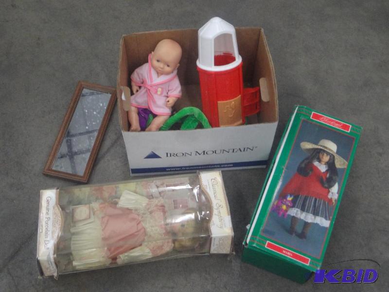 lot 117 image: Lot Of Collectible Dolls, Toys, Etc...