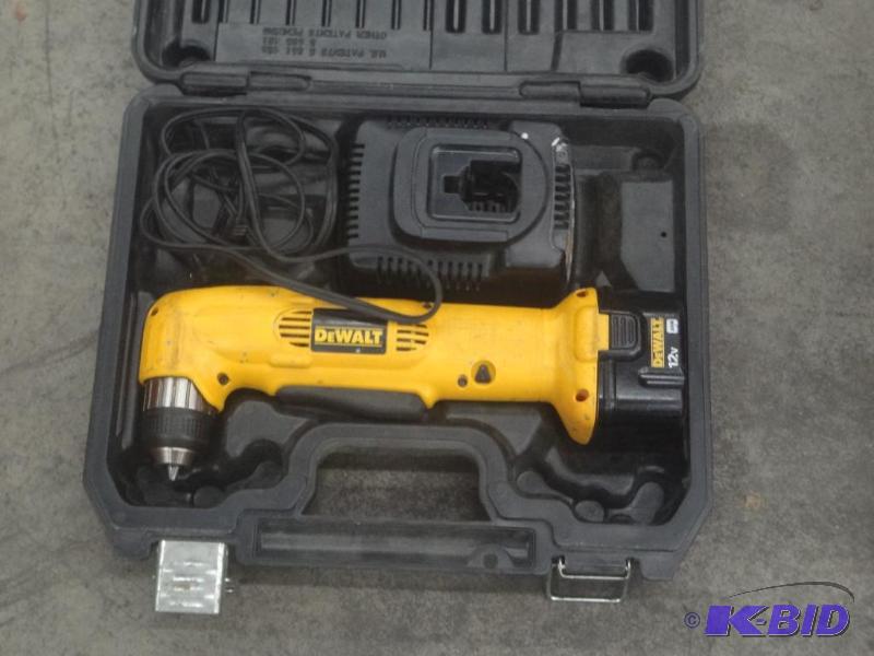 lot 39 image: DeWalt 12Volt Cordless Angle Head D...