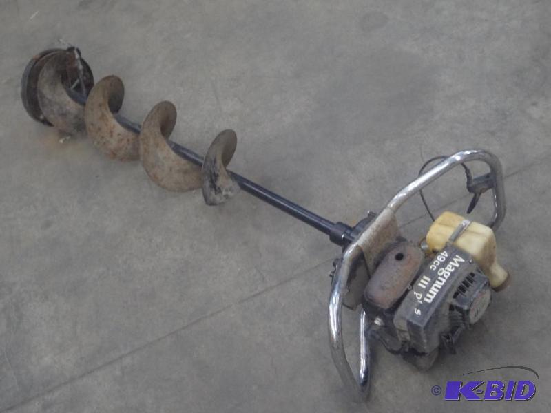 lot 94 image: Magnum III Plus 49cc Ice Auger, Run...