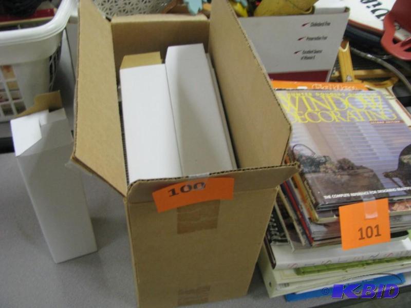 box of cardboard gift boxes (new)...