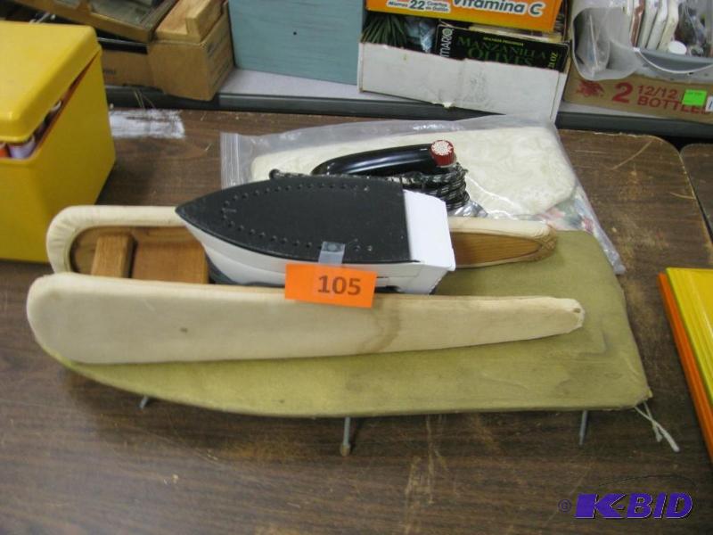 two travel ironing boards, vintage ...