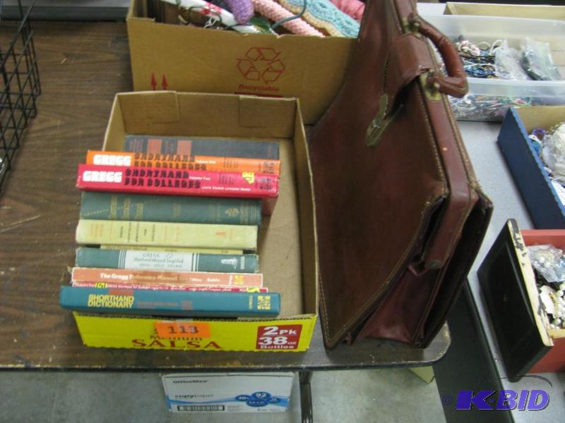 several vintage books on shorthand ...