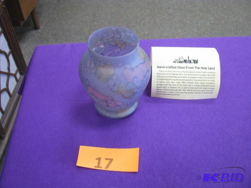 Hand crafter glass from the Holy La...