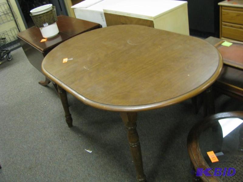 vintage wood dining room table...