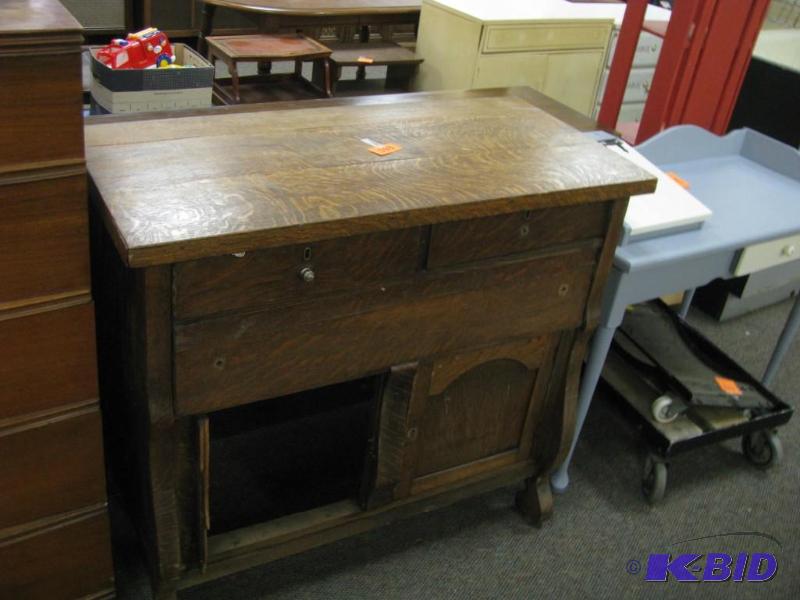 vintage wood buffet, project piece...