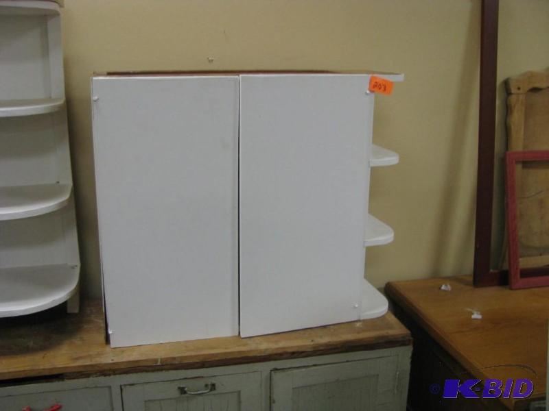 vintage kitchen wood shelving unit,...