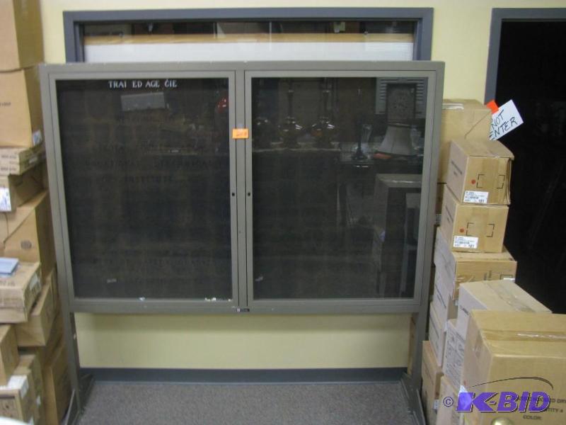 Large directory board, metal with g...