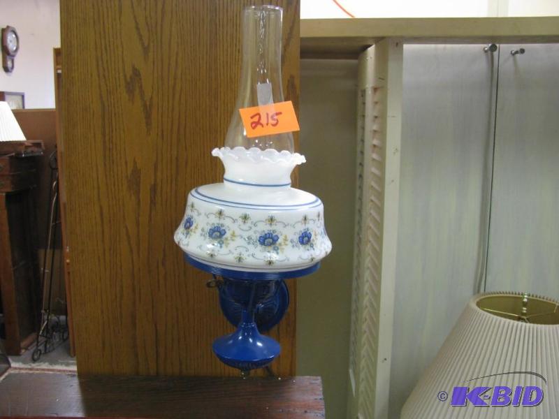 vintage glass and metal electric hu...