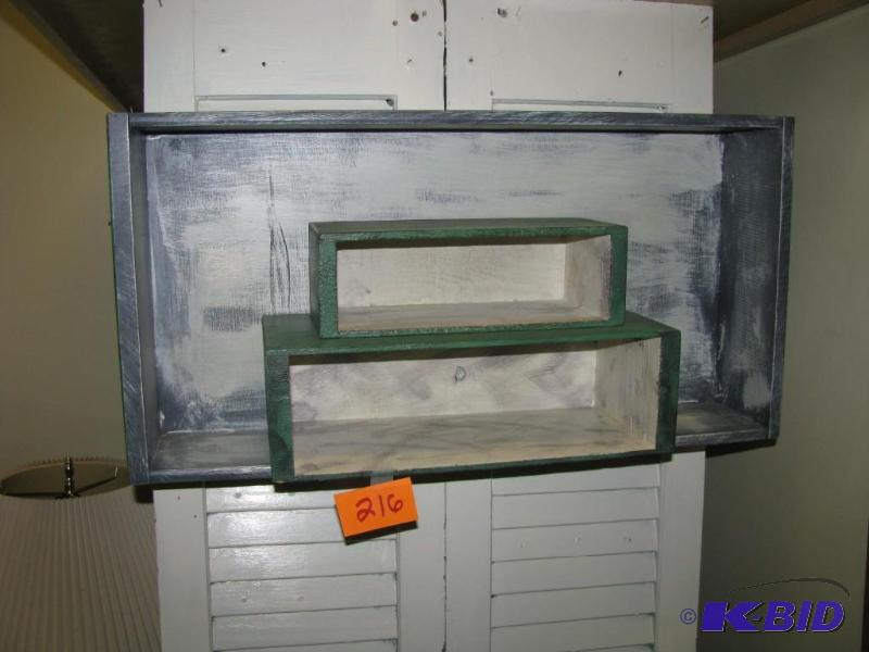 vintage one of a kind wall shelf ma...