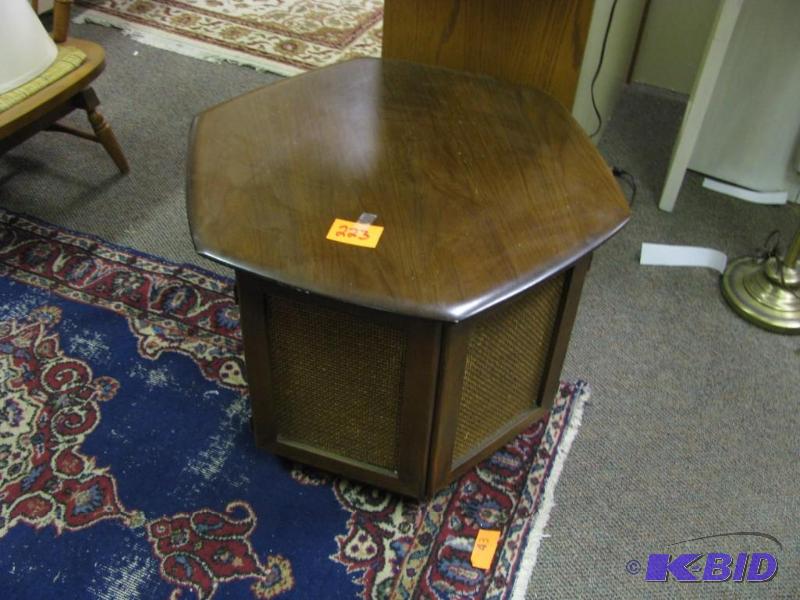 vintage 6 sided mid century side ta...