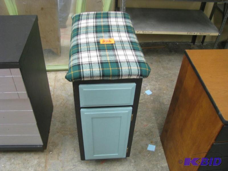 wood sewingstorage cabinet with pi...