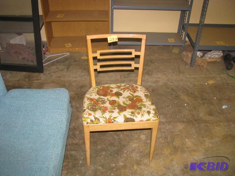 vintage mid century stylish wood ch...