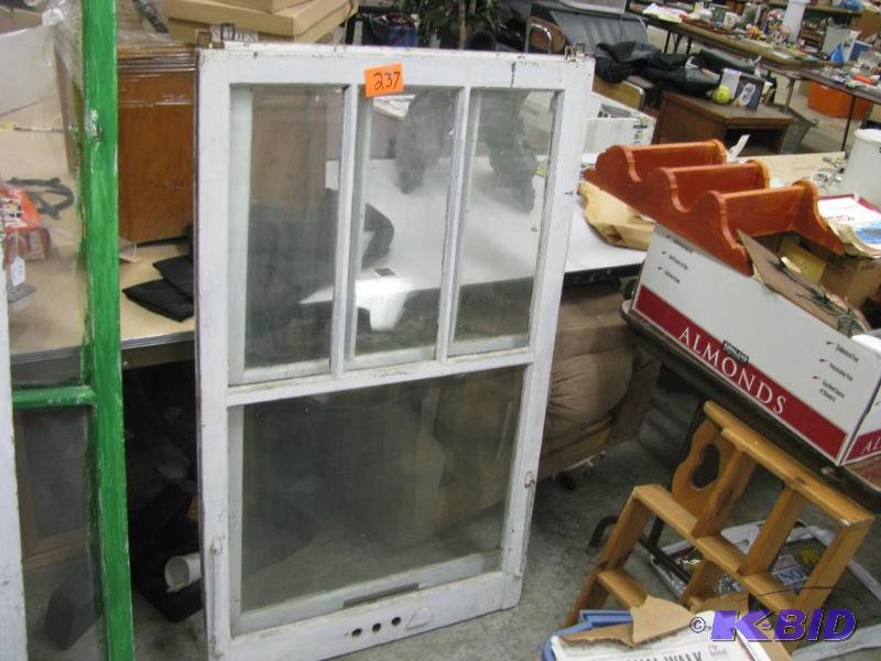 vintage wood framed windows (2)...