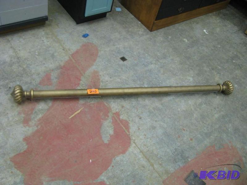large curtain rod...