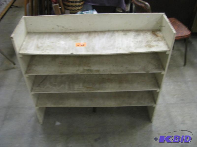 wood shop shelving unit, solid...