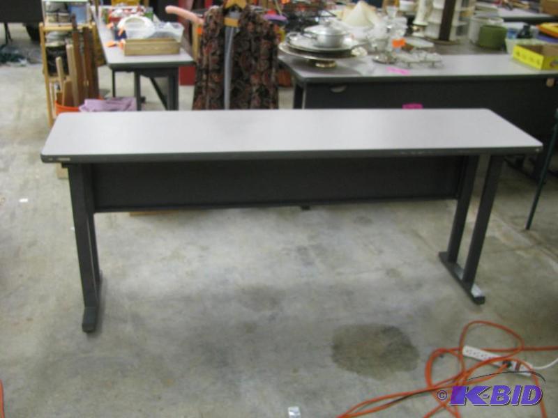 Metal folding table, many uses incl...