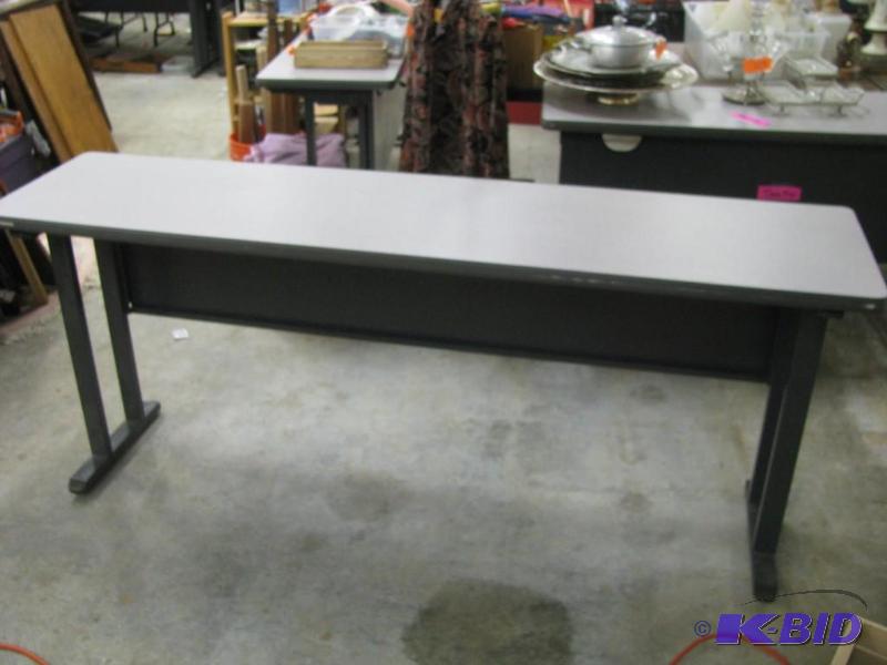 Metal folding table, many uses incl...