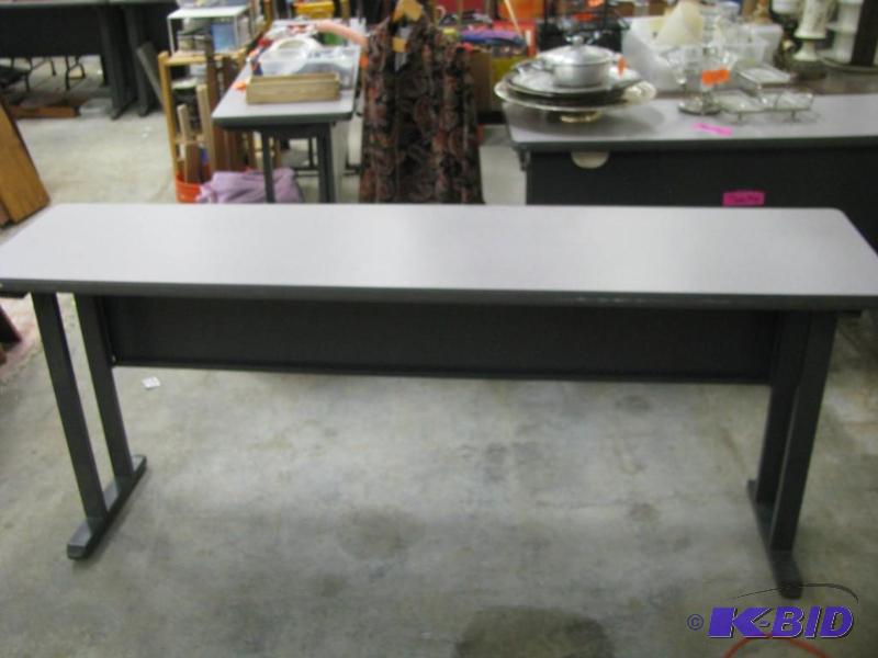 Metal folding table, many uses incl...