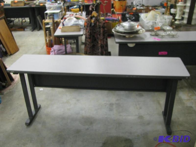 Metal folding table, many uses incl...