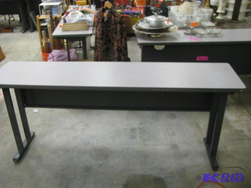 Metal folding table, many uses incl...