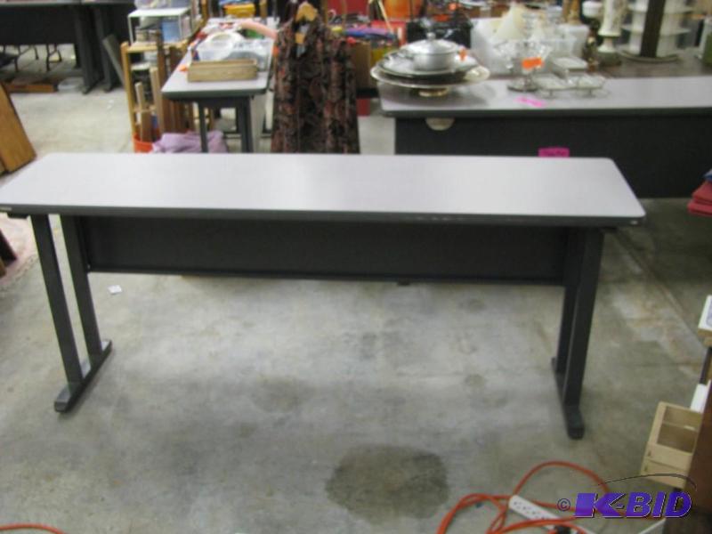 Metal folding table, many uses incl...
