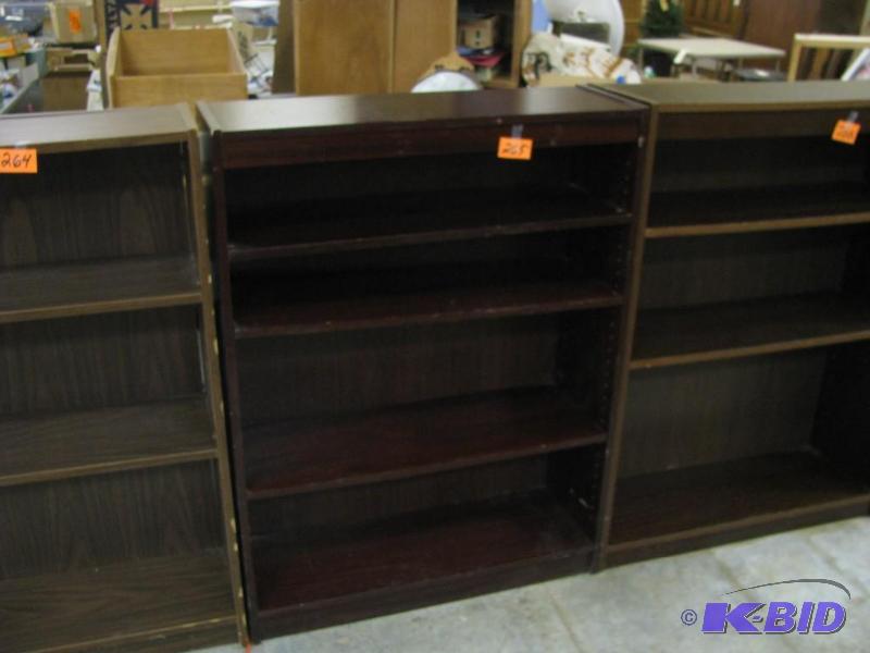 Wood office book shelf, good solid ...