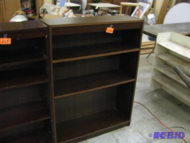 Wood office book shelf, good solid ...