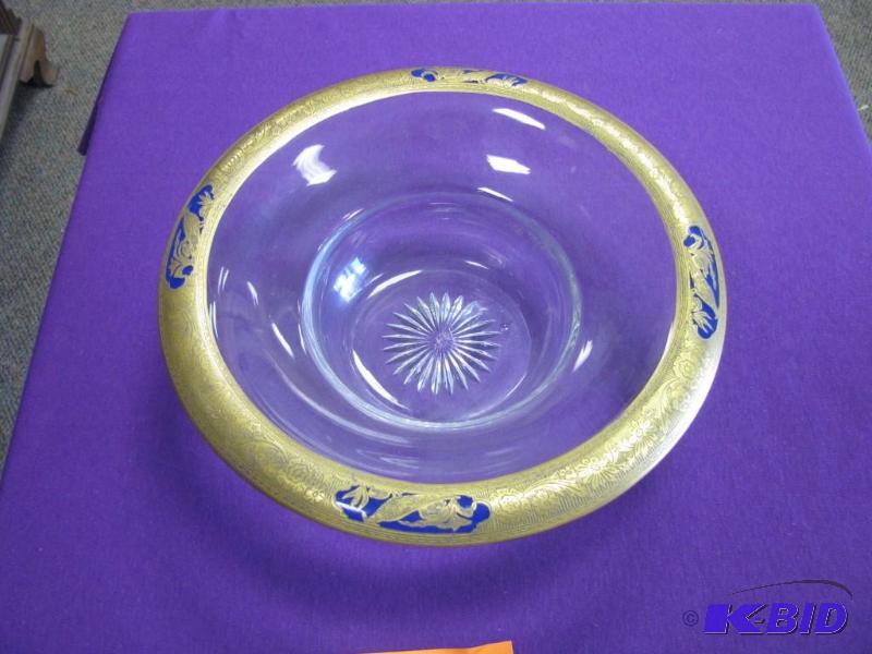 vintage Glass Jerusalem serving bow...