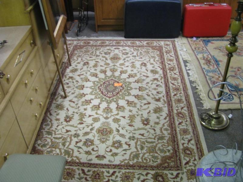 red gold beige area rug...