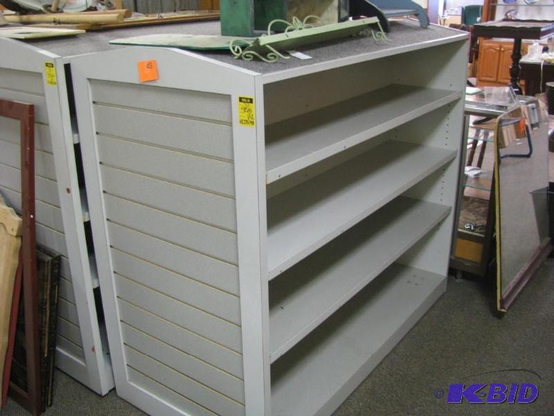 large retail display shelving on tw...